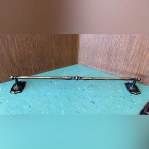 Vintage Amerock towel bar carriage house bronze 26”